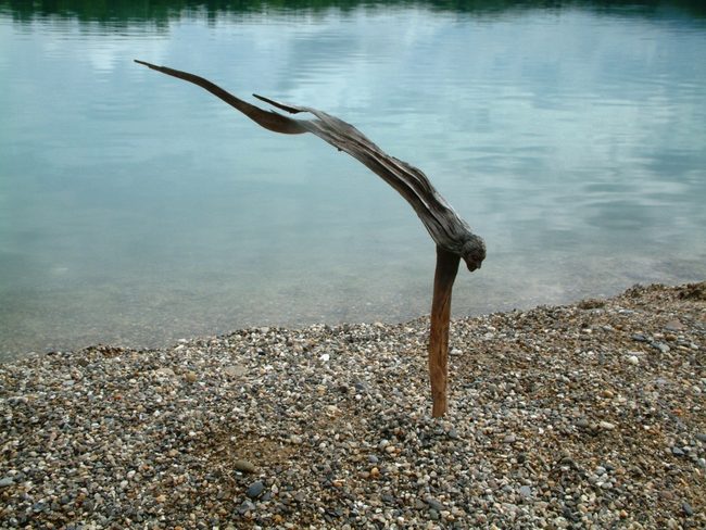 Wotan, Holz und Keramik